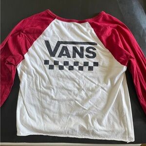 Vans cropped top Medium
